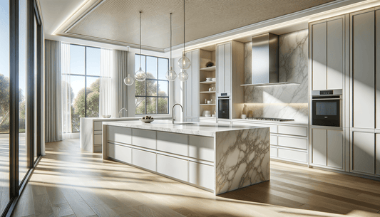 Design with Distinction Using Vicostone Quartz Arabescato Surfaces - Zicana Boutique