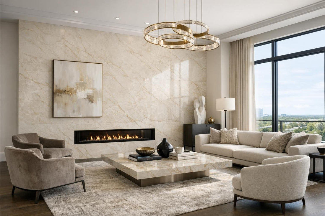 Diamond Cream Laminam: Elegant Solutions for Luxurious Interiors - Zicana Boutique