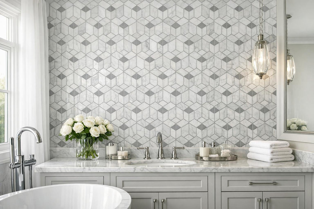 Dimensa Hexli Marble: Elevate Spaces with Zicana Boutique - Zicana Boutique