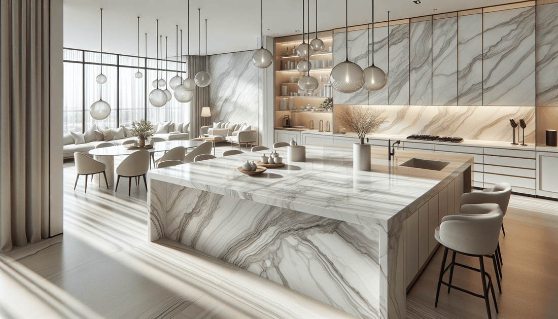 Discover 6 Stunning Veined White Quartz Countertops for Luxury Spaces - Z Boutique by Marble Couture