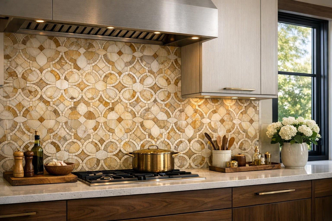 Discover Abbey Road Vanilla Onyx Mosaic at Zicana Boutique - Zicana Boutique