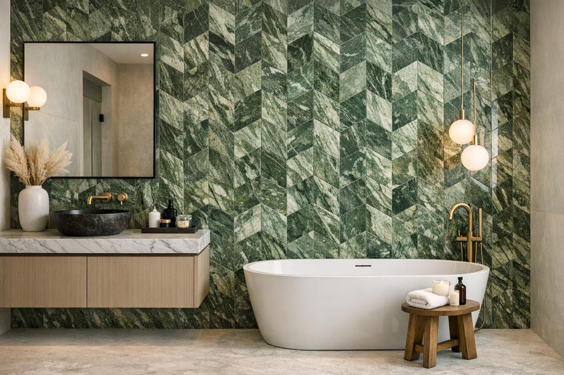 Discover Ali Budd Kata Green Marble for Chic Designs - Zicana Boutique