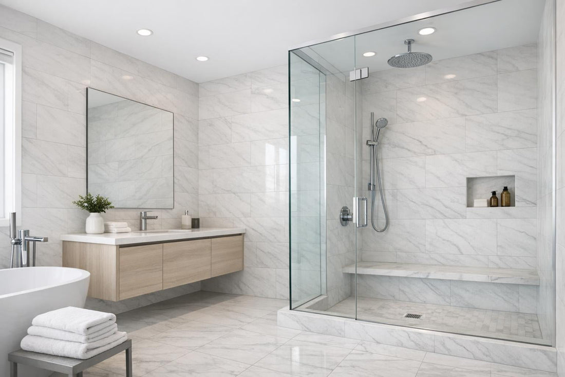 Discover Athens White Honed Marble Tiles at Zicana - Zicana Boutique