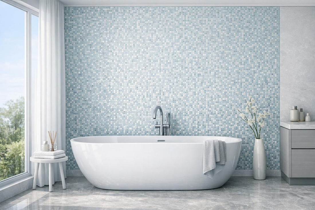 Discover Bisazza Ghiaccio Glass Mosaic for Elegant Spaces - Zicana Boutique