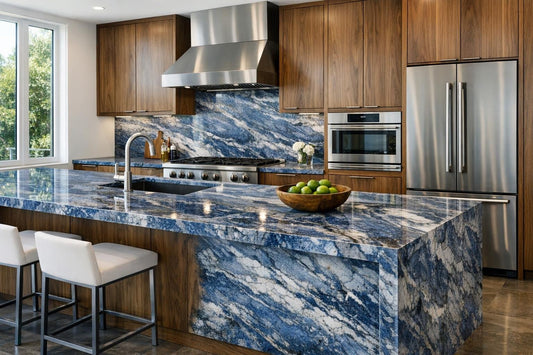 Discover Blue Eagle Quartzite at Zicana for Luxurious Designs - Zicana Boutique
