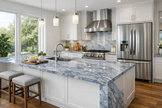 Discover Blue Savoy Vicostone for Elegant Home Designs - Zicana Boutique