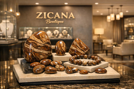 Discover Brown Jasper Gemstone Benefits at Zicana Boutique - Zicana Boutique