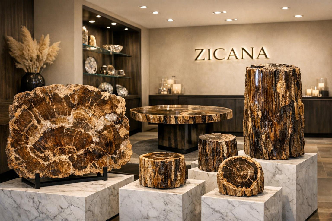 Discover Brown Petrified Wood: Zicana Boutique's Unique Stone - Zicana Boutique