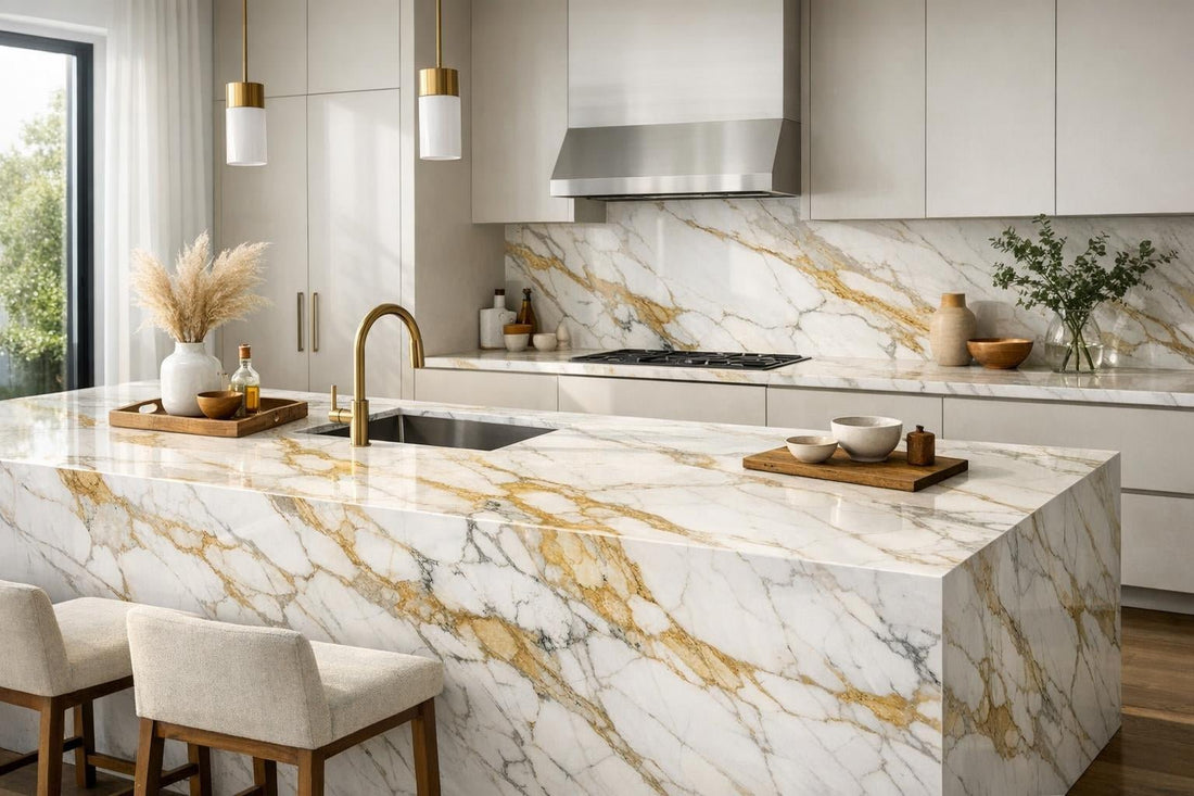 Discover Calacatta Dorato Maximum for Elegant Interiors - Zicana Boutique