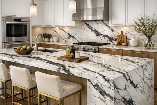 Discover Calacatta Eclipse Tessa Quartz for Stunning Interiors - Zicana Boutique
