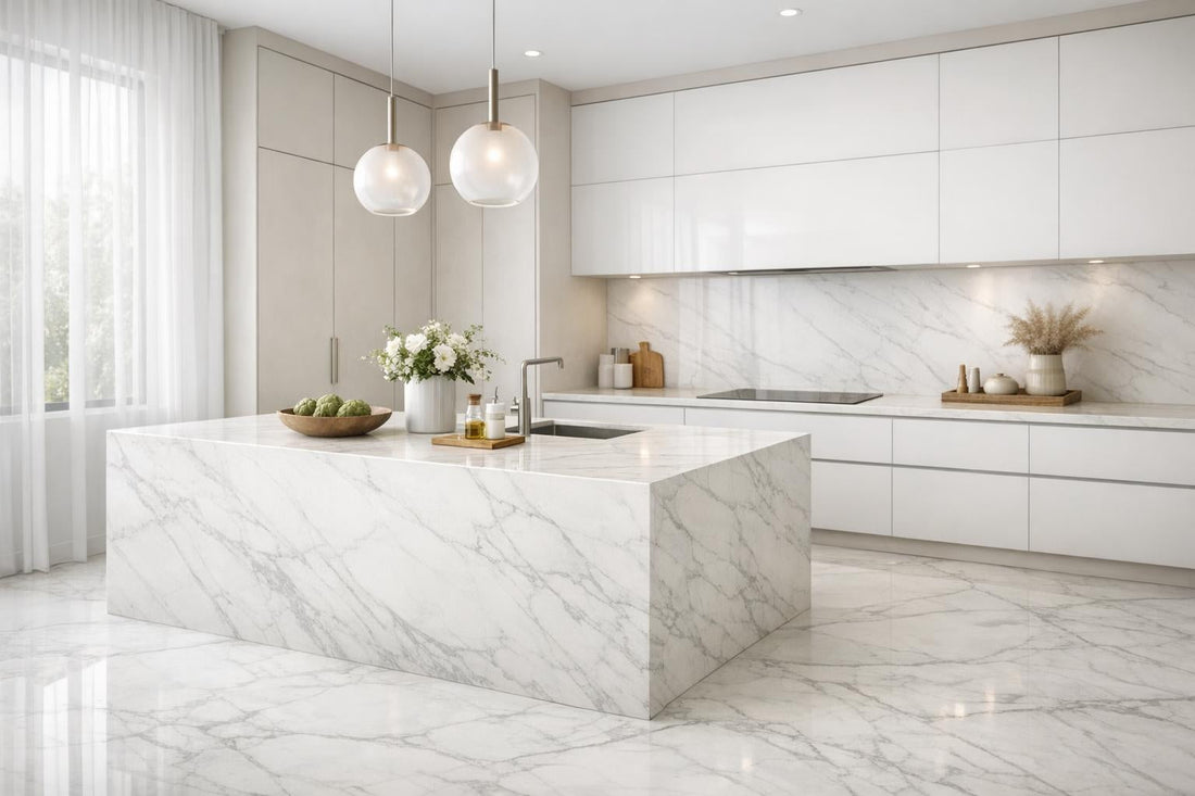 Discover Calacatta Light Fondovalle: Perfect for Elegant Interiors - Zicana Boutique