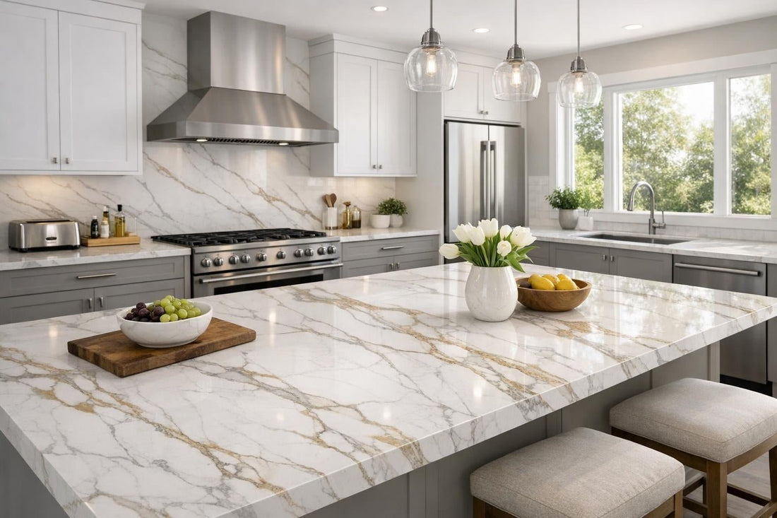 Discover Calacatta Monalisa Tessa Quartz for Elegant Spaces - Zicana Boutique