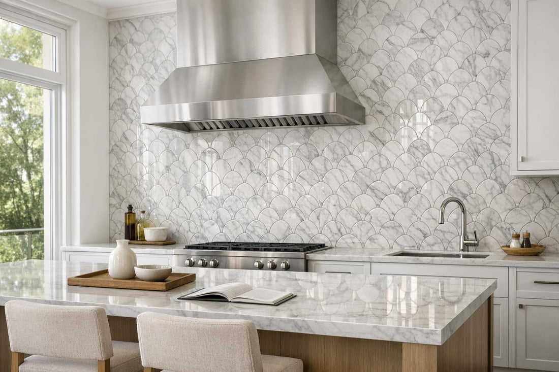 Discover Curvona Rotti Scallop Marble at Zicana Boutique - Zicana Boutique