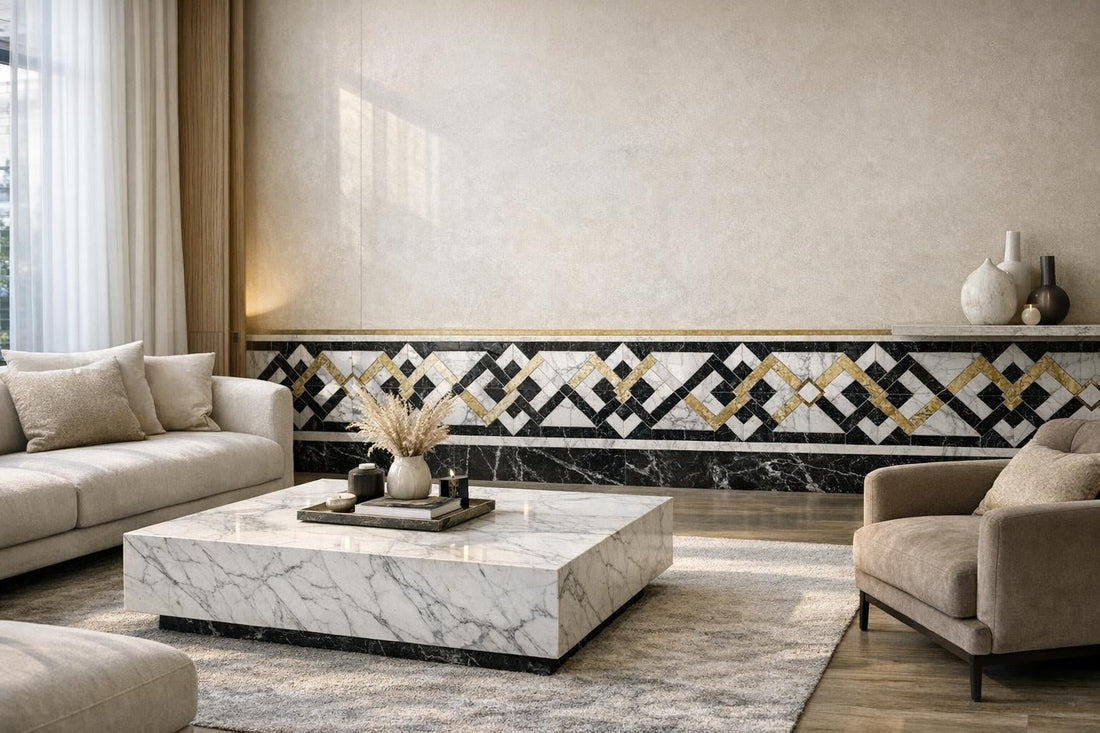 Discover Decova Yaku Mosaic Border for Stunning Interiors - Zicana Boutique