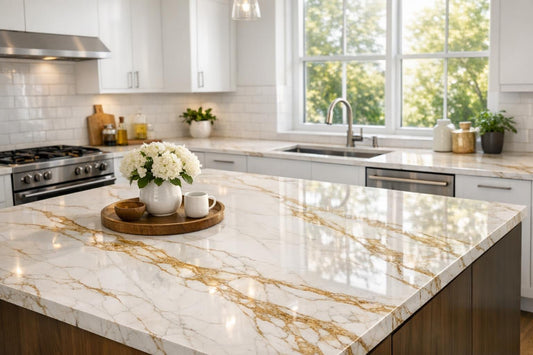 Discover Florence Gold Vicostone: Elevate Interiors with Vicostone - Zicana Boutique