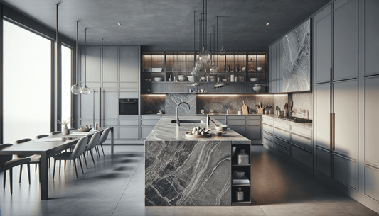 Discover Grey Quartzite Slabs: Elegant Solutions for Home & Trade Professionals - Z Boutique by Marble Couture