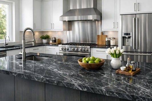Discover Jet Mist Granite at Zicana Boutique - Zicana Boutique