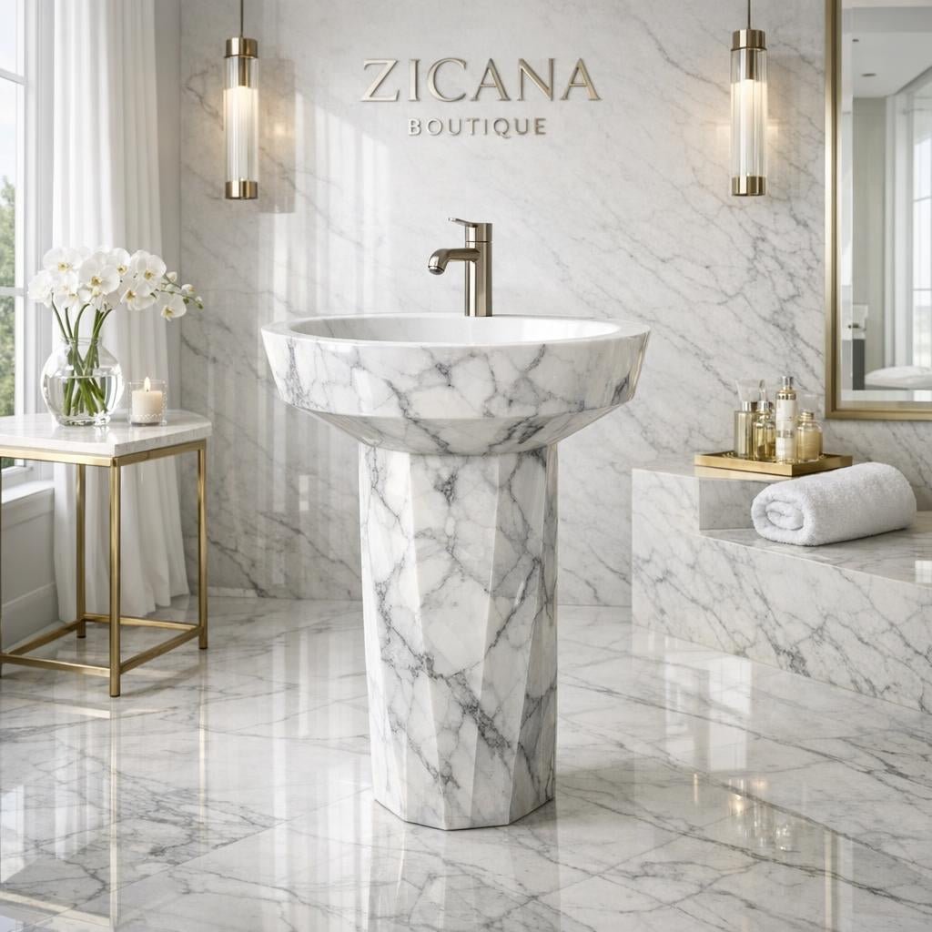 Discover Joy 71 Pedestal Sink at Zicana Boutique - Zicana Boutique