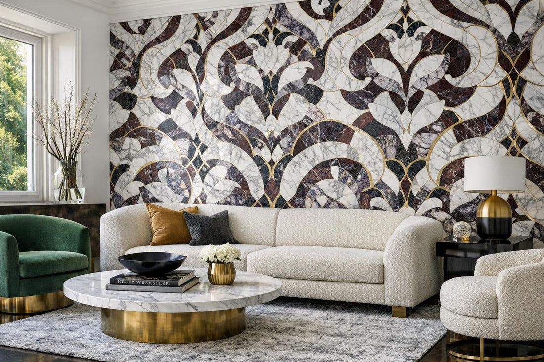 Discover Michelle Gerson's Viola Waterjet Mosaic Masterpiece - Zicana Boutique