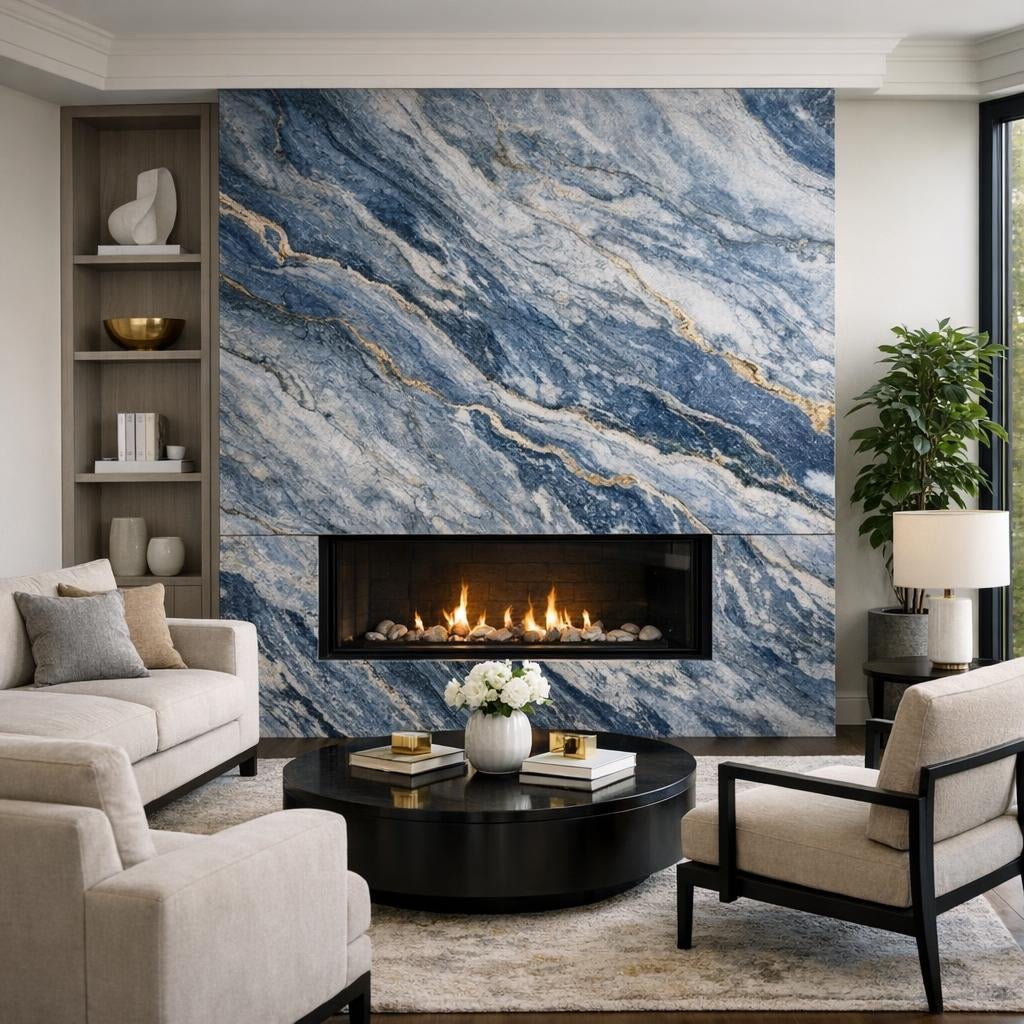 Discover Namibian Blue Marble - Zicana Boutique's Exquisite Collections - Zicana Boutique