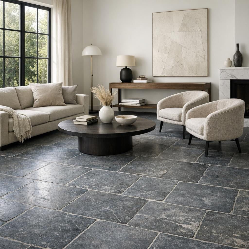 Discover Nuovo Antico Belgian Bluestone Tile for Elegant Designs - Zicana Boutique