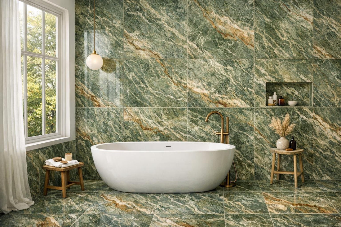 Discover Nuovo Antico Verde Serpentine Tile Mastery - Zicana Boutique