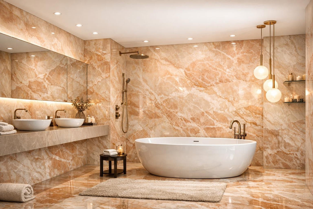 Discover Onice Pesca Maxfine - Luxurious Stone Solutions - Zicana Boutique