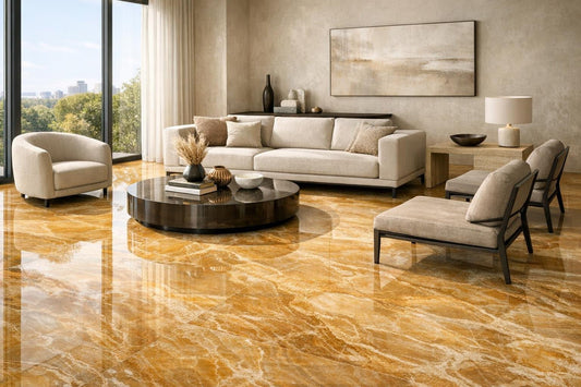 Discover Onyx Caramel Florim: Elevate Interiors with Elegance - Zicana Boutique