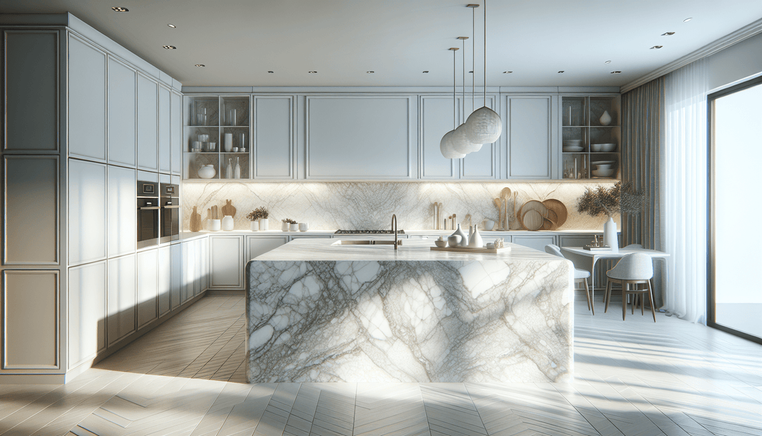 Discover Stunning White Granite Slab Colors for Your Space - Z Boutique by Marble Couture