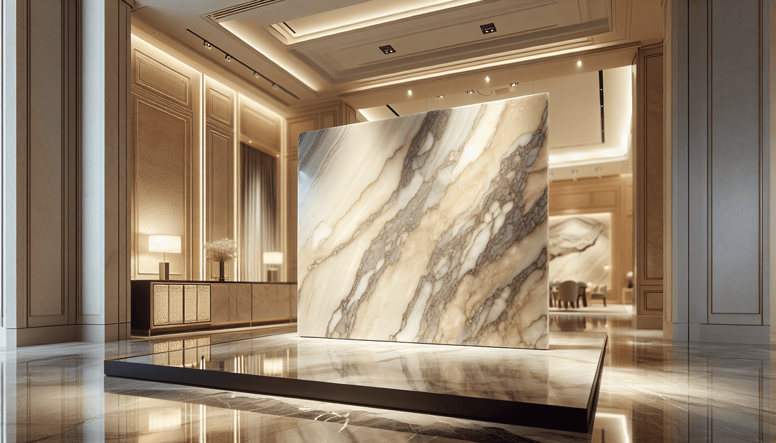 Discover Taj Mahal Quartzite Slab for Sale at Zicana - Zicana Boutique