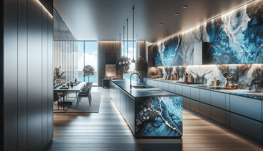 Discover the Elegance of Blue Quartz Countertops for Luxe Homes - Z Boutique by Marble Couture
