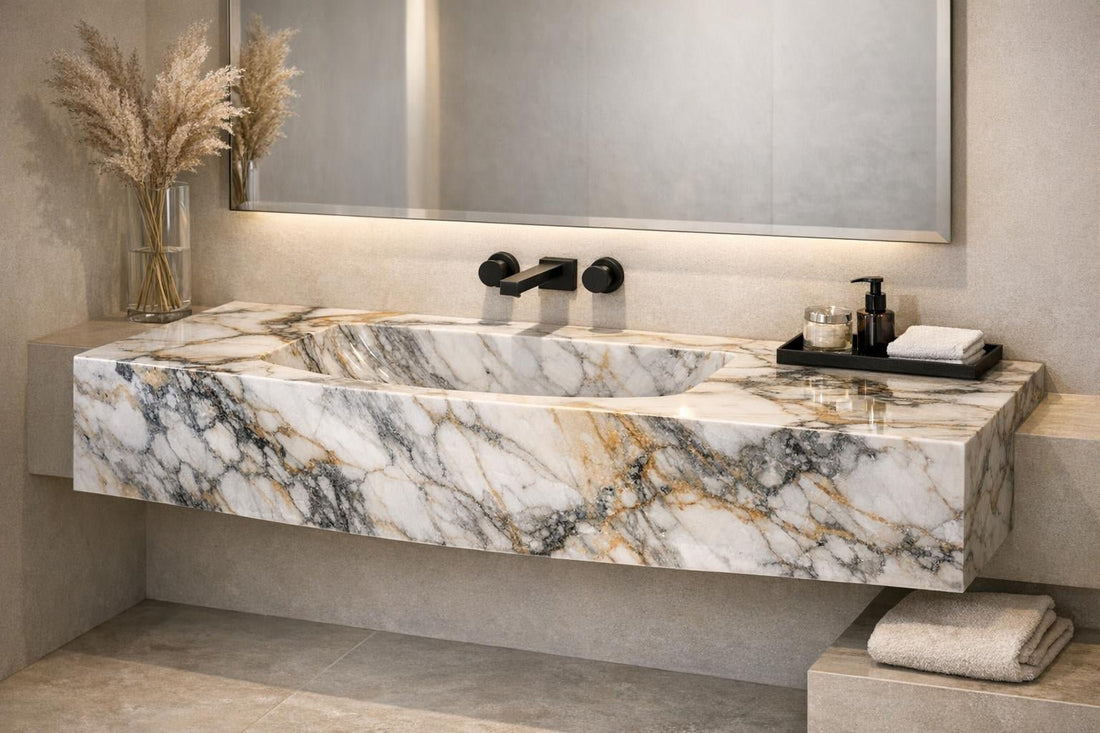 Discover the Luxurious Gioia 48-R Floating Sink - Zicana Boutique