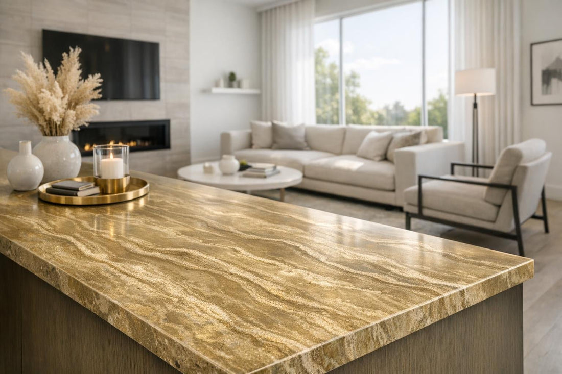 Discover Windsor Brass Satin Ridge Cambria for Elegant Spaces - Zicana Boutique