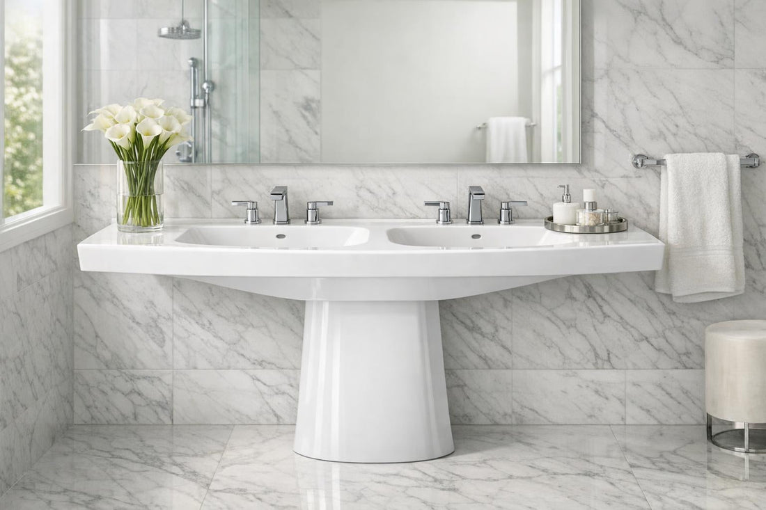 Discover Wonder 48-C Pedestal Sink at Zicana Boutique - Zicana Boutique