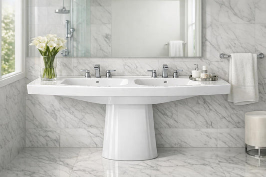 Discover Wonder 48-C Pedestal Sink at Zicana Boutique - Zicana Boutique