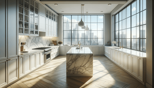 Does Taj Mahal Quartzite Look Good With White Cabinets - Zicana Boutique