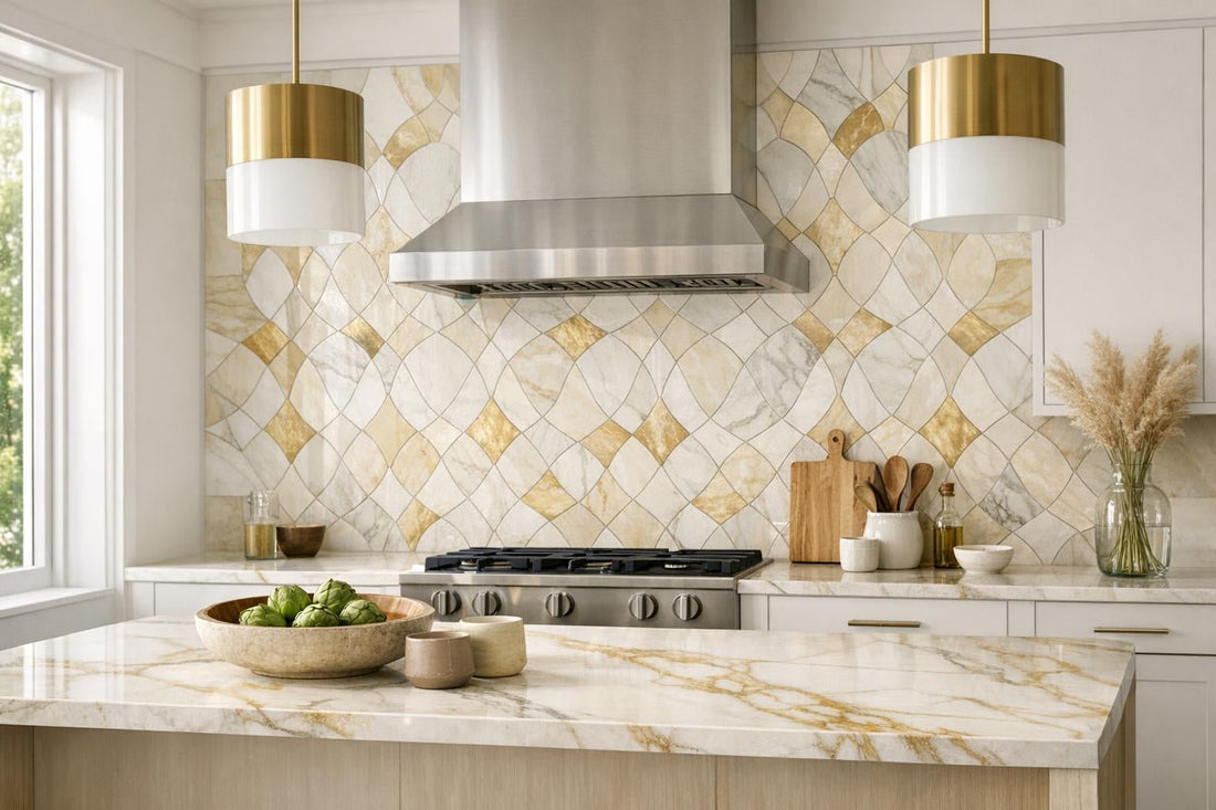 Duo by Alison Rose: Elegance in Calacatta Gold/Vanilla Onyx - Zicana Boutique
