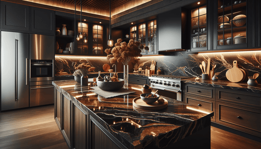 Elegance and Durability: Black and Brown Granite Countertops Guide - Z Boutique by Marble Couture
