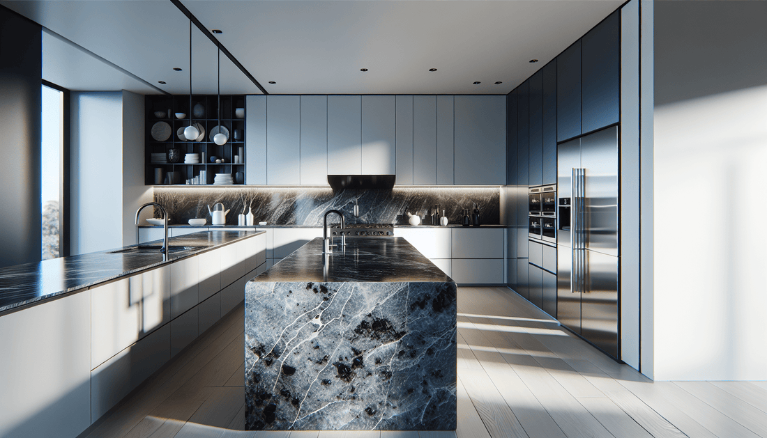 Elegance and Durability: Blue Black Granite Countertops for Modern Homes - Zicana Boutique