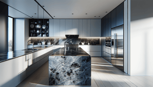 Elegance and Durability: Blue Black Granite Countertops for Modern Homes - Z Boutique by Marble Couture