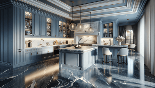 Elegance and Durability: Blue Quartzite Countertops for Upscale Homes - Z Boutique by Marble Couture