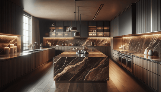 Elegance and Durability: Dark Brown Marble Countertops Guide - Z Boutique by Marble Couture