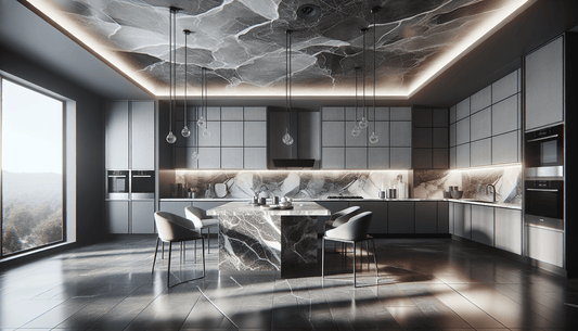 Elegance Defined: Grey and White Granite Countertops for Professionals - Z Boutique by Marble Couture