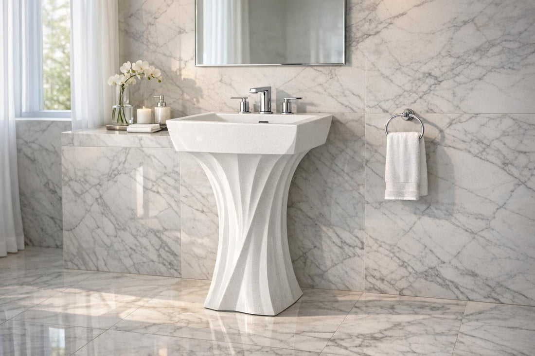 Elegance in Design: Joy 24 Pedestal Sink Insights - Zicana Boutique