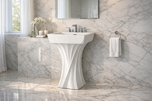 Elegance in Design: Joy 24 Pedestal Sink Insights - Zicana Boutique