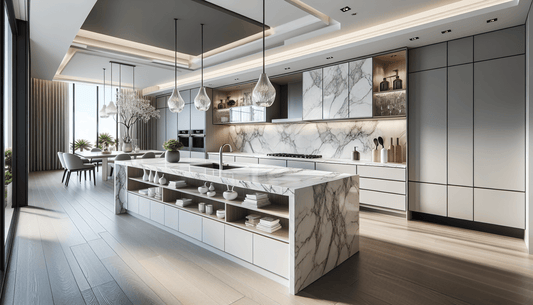 Elegance in Design: Quartz Countertops vs White Marble - Z Boutique by Marble Couture