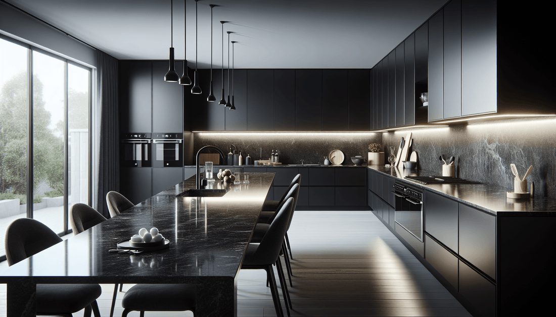 Elegance in Granite: Transforming Kitchens with Black Designs - Zicana Boutique