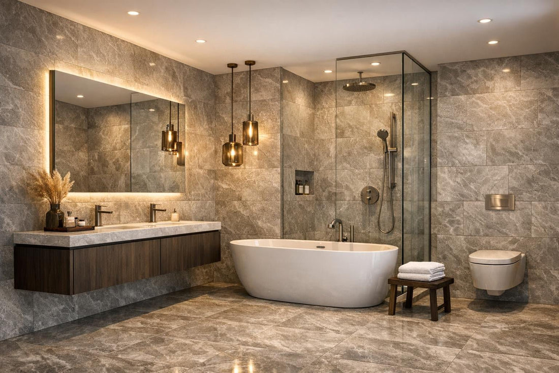 Elegance Redefined: Afyon Grey Marble Field Tile Insights - Zicana Boutique