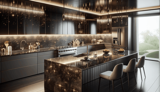 Elegance Redefined: Black Galaxy Granite Countertops for Professionals - Z Boutique by Marble Couture