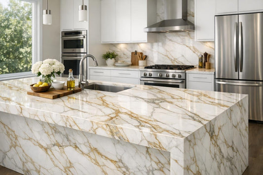 Elegance Redefined: Calacatta Oro Infinity for Home and Trade - Zicana Boutique